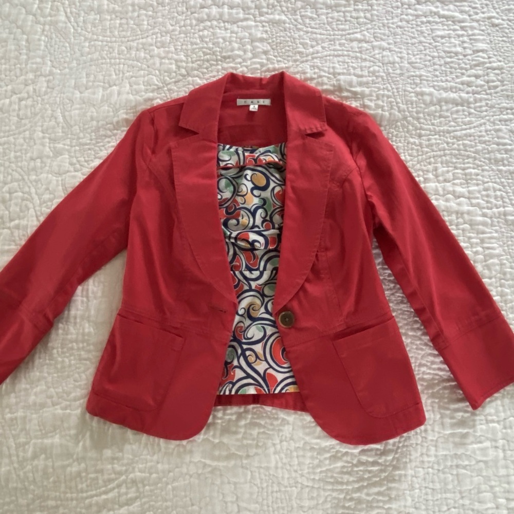 Colorful Swirl Patterned Women's Top - Picture 5 of 6